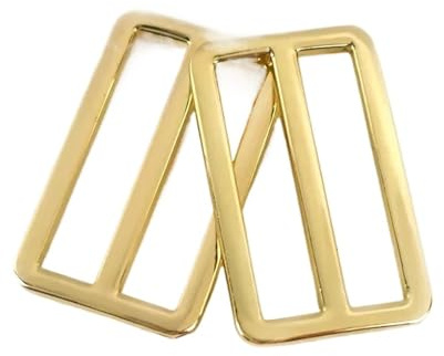 SUODEBYY Tri Glide Slides 5Pcs Metal Bag Strap Buckles Web Belt Rectangle Ring Buckle Tri-glide Slider Loop Adjuster Backpack Clasp Hook DIY Accessories