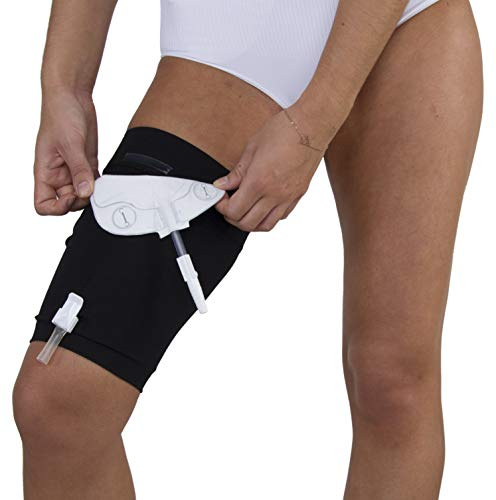 Comfisleeve Urine Bag Manchon de suspension pour poche urinaire Blanc Taille S