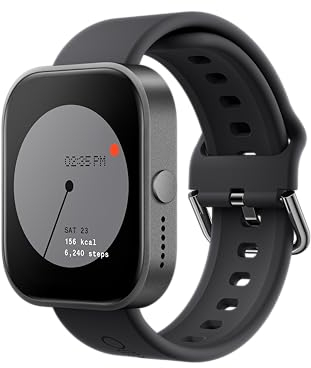 CMF by Nothing Watch Pro Smartwatch with 1.96 AMOLED display, Fitness Tracker, Built-in multi-system GPS, Bluetooth calling with AI noise reduction and up to 13 days of usage - Dark Grey