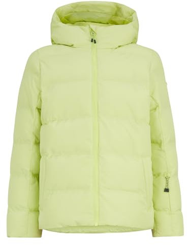 Ziener Kinder AMANI Ski-Jacke/Winterjacke | warm, atmungsaktiv, wasserdicht, lime light, 140