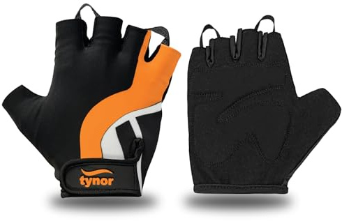 TYNOR Trainingshandschuhe fürs Fitnessstudio, gepolsterte Gewichtheberhandschuhe mit Handgelenksbandage