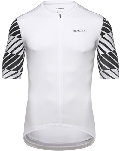GOREWEAR Swiftride Optical Herren Fahrrad-Trikot, Kurzarm-Trikot mit auffälliger Grafik an den Ärmeln, Enganliegend