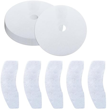 Gkhlg 25 Pack Tumble Dryer Filter Replacement Premium Bush Tumble Dryer Filter with High-Efficiency Filtration for Homeowners Extend Dryer Life & Keep Home Clean for Indoor Laundry Room Use