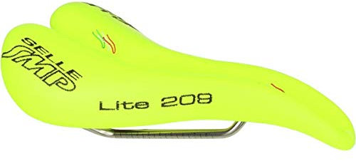 SMP Unisex – Erwachsene SÄTTEL 4BIKE LITE 209 GELB Fluo 2018, BLAU