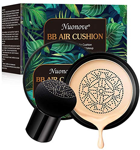 BB Creme CC Creme, Foundation Make up Pilz Luftkissen, Flüssige Grundierung, Feuchtigkeitsspendende Concealer für alle Haut Make-up, Primer Langlebig, Perfekte Abdeckung