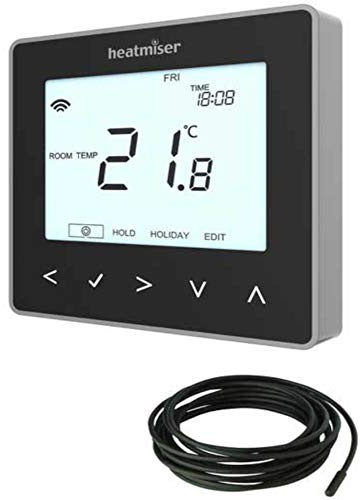 Kudos-Trading - Heatmiser Neo-E Smart Stat Elektrischer Fußbodenheizungsthermostat funktioniert mit NeoHub Gen 2 Giving Interface mit Apple Home, Alexa & Google Home