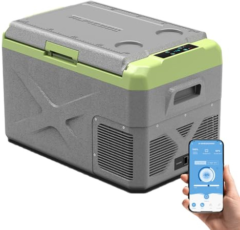 Alpicool X30 30L Car Fridge Freezer Portable Compressor Car Refrigerator 12/24V Electric Cooler for Camping, Road Trip, Picnic, Down to -20℃