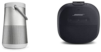 Bose Diffusore SoundLink Revolve+ II Bluetooth portatile: Diffusore wireless resistente & SoundLink Micro - Diffusore Bluetooth Portatile Impermeabile con Microfono, Nero