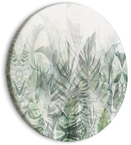 murando - Leinwandbild Pflanzen Botanik gemalt, 80x80 cm, 1-teilig, modern | Hochwertige Leinwand, sofort aufhängbar, ideal fürs Wohn- oder Schlafzimmer, wasserfest und lichtecht, langlebig, stilvoll