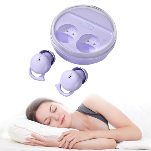 Mini Wireless Bluetooth Kopfhörer kabellos für Seitenschläfer in-Ear unsichtbare kleinste Schlaf Bluetooth Ohrhörer für kleine Ohren Seitenschläfer Noise Cancelling Schlafkopfhörer Sport Headset