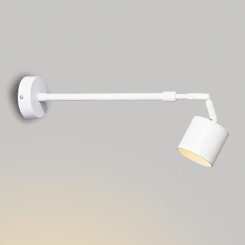 Klobvtt Faretto orientabile Montaggio su superficie Illuminazione spot d'accento Faretti girevoli da parete a LED per interni Lampada da soffitto direzionale telescopica Galleria Luci per quadri e min