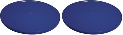 Rayher 8925900 Drehscheibe, 27 cm ø, blau, aus Kunststoff, zum Töpfern, Malen usw. manuell betriebene Kunststoff-Töpferscheibe, Malscheibe, Modellierscheibe (Packung mit 2)