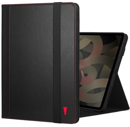 TORRO Hülle kompatibel mit iPad Air 13 M4 (2026), M3 (2025) & M2 (2024) - Lederhülle mit Standfunktion, Apple Pencil-Ladefunktion und Auto Wake-/Sleepfunktion (Schwarz)