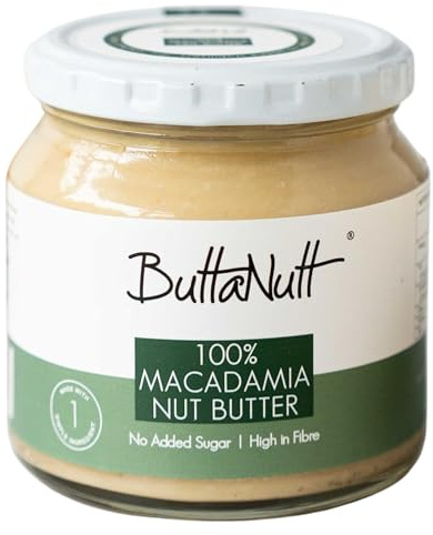 ButtaNutt 100% Macadamia Nut Butter - 250g | Rich & Buttery | Healthy Snack | No Palm Oil | No Added Sugars or Stabilisers | Vegan & Keto Friendly | Peanut Butter Alternative | Sustained Energy
