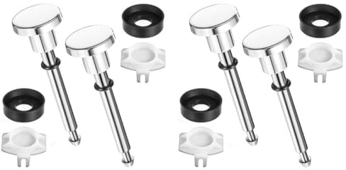 4-Pack Chrome Diverter Repair Kit: Leak-Free Easy Install for Bathtubs!
