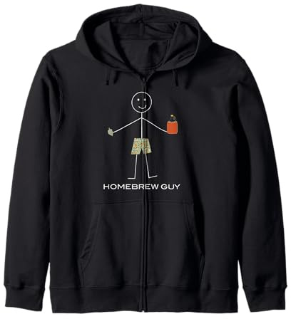 Hommes drôles Homebrew, brasseur de bière Sweat à Capuche