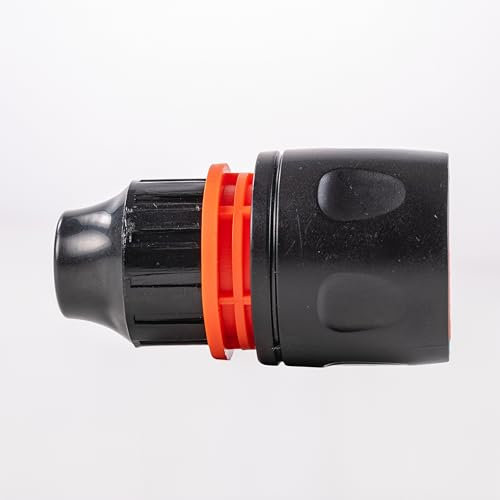 Cost Wise 10mm Spiral Hose Connector Adapter (Pack of 1) - ABS Plastic, Quick Connect