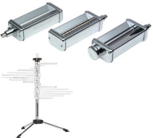 KitchenAid Nudelroller & Cutter Aufsatz-Set (mit Ständer)