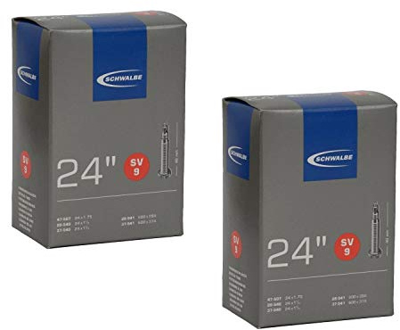 Schwalbe 2X Schwalbe SV 9 24 Zoll Schlauch Sclaverand Ventil
