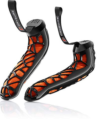 DRYSURE Active (2019) - Schuhtrockner, ohne Strom, Keine Batterien, Keine Wärme, Schwarz - Orange, S-M / UK3.5-7.5 (EU 36.5-41.5)
