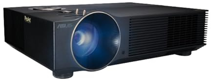 ASUS ProArt A1 Professional Projector Calman Verified with 3000 Lumens, Full HD Projector with 4K Input, Auto Keystone, 120Hz Home Theater Projector with HDMI, VGA, USB, Wireless Mirroring, Speaker