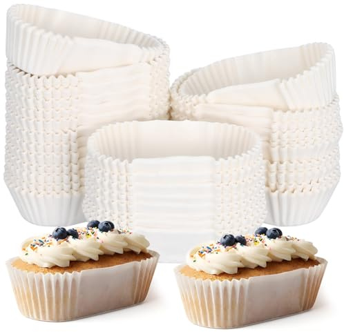 Cabilock 1000 Mini Loaf Cake Cases, Grease-Resistant Paper Baking Cups | Compact 7.3 x 3.5 x 2.5 cm format, Neat portions for small bakes, Convenient single-use serving