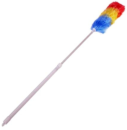 2pcs Feather Duster - Extendable, Microfiber, Static, Bendable Reusable, Telescopic - Perfect for Cleaning Cobwebs, Ceiling Fans, Cars, Lights, Furniture