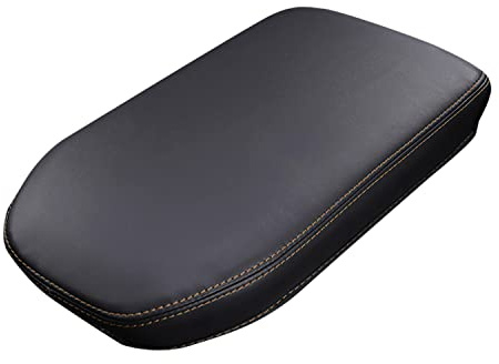 ZCLINKO Compatible avec Toyota RAV4 2019-2024 2025 Accoudoir de Voiture Pad RAV4 Hybrid Console centrale Housse D'accoudoir en Cuir PU Housse de Protection Accessoires RAV4 (Beige)