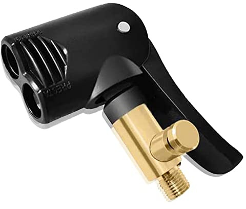FFXN Doble Cabeza de Bicicleta Adaptador, Conector de Valvula de Boquilla de Bomba, Doble Cabeza de Bicicleta Adaptador de Manguera, de la Bomba Accesorios de Bicicleta Accesorios