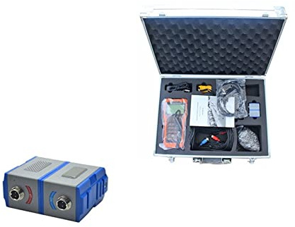 Durchflussmesser mit digitaler Anzeige TUF-2000H Wasserdurchflussmesser TS-2/TM-1/TL-1 Wandler Klemmsensor RS232 Tragbarer digitaler Ultraschall-Durchflussmesser for Flüssigkeiten Dauerhaft ( Color :