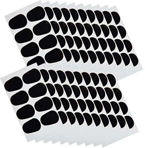 50 Stück Schwarze Silikon Zahnpads für Saxophon, Musikerzubehör | 0, 8 Mm Stärke, Einfache Ersetzung, Schützt Zähne vor Kratzern, Dämpft Schwingungen