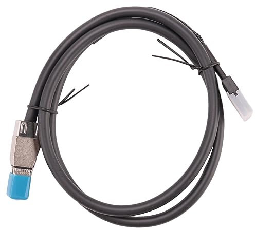ISTOVO Câble Adaptateur Mini SAS HD vers Mini SAS 36PIN SFF-8644 vers SFF-8087 Câble de Disque Dur Serveur 12Gbps 3.33TF/1M