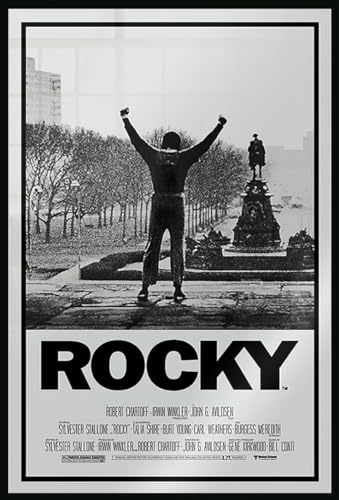 Close Up Rocky - Gerahmtes Poster (Hauptplakat) (Größe: 61cm x 91,5cm)