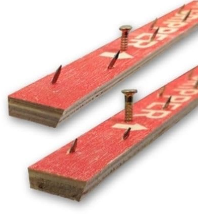 IMPERIAL STUDIOS Carpet Gripper Rods 50ft (15 Metres) – Pre-Nailed & Pre-Cut Strips for Securing Carpet, Rugs, Underlay on Wood Floors, Stairs, or Concrete – Dual Purpose Bars/Sticks with Tack Pins