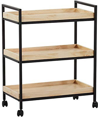 Moderno portabottiglie da esterni, con ruote, per casa, bar, credenza da cucina, 76 x 35 x 60 cm