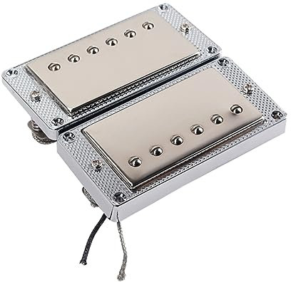 Toyvian 2pièces Humbucker Scellés Pour Guitare Électrique à Chevalet Manche Avec Vis De Montage Compatible Avec