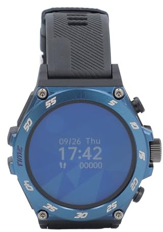 LUCKDANO Montre avec écouteurs sans Fil, écouteurs Intelligents NFC 2 en 1 avec BT, Montre Intelligente de Fitness Grand écran pour Smartphone, Double Plaisir Visuel et Sonore Haute (Blue)