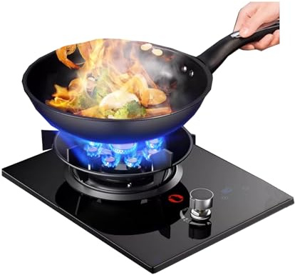 Cuisinière À Gaz 1 Brûleur, Régulateurs D'intérieur De Restauration 5,2 KW, Cuisinière À Conversion Gaz/gaz LP, Avec Protection Contre L'extinction Et Minuterie, For Cuisine Domestique(NG)