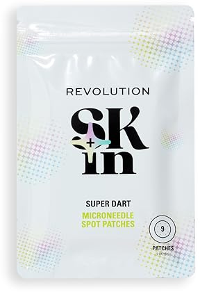 Revolution SKin, Super Dart Microneedle Spot Patches, Pickelpatches mit Salicyl- und Hyaluronsäure, Vegan und Tierversuchsfrei, 9 Stück