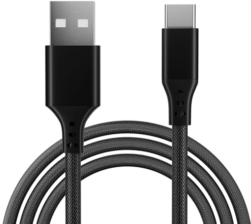 USB C Charger Cable for New Fire HD 10 9th - 2019,11th - 2021 Release,HD 8 10th 2020 Generation Kindle Tablet & Kids,Samsung Galaxy,Sony,ZTE,LG,Motorola Android Phones,Braided Type-C Charging Cord 1M