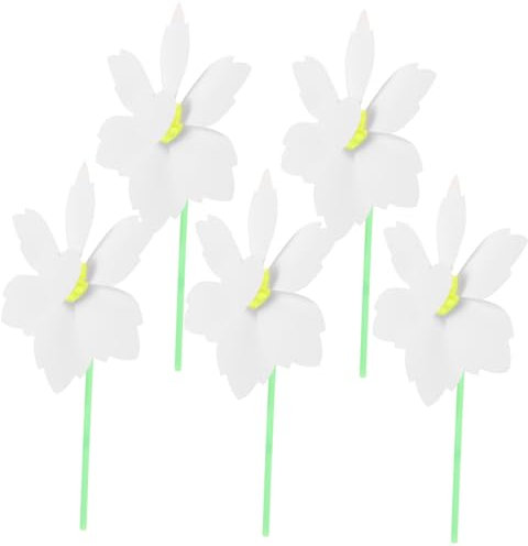 Vaguelly 5stücke Papier Windräder Unlackiert DIY Graffiti Windräder Für Junge Mädchen Mit Buntstiften Für Malen Und Zeichnen Leere Aus Strapazierfähigem Dickem Papier Für Partygeschenke