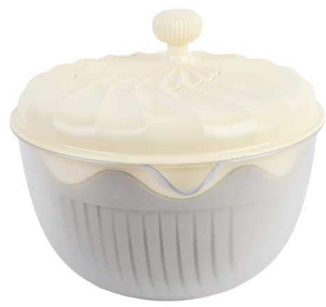 Salad Spinner with Storage Lid, Bowl and Colander, High Efficiency Multifunctional Vegetable Fruit Washer and Salad Chopper for Fresh, Crisp, Clean Salad and Produce, Easy to Use