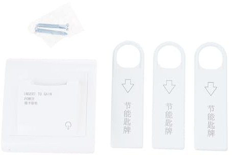 Interrupteur à économie d'énergie Home Hotel Security Clé d'insertion pour interrupteur de carte magnétique Accessoires Office Building Insert Interrupteurs