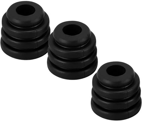 DECOMELODY 3 Stück Gummipuffer für Klimaanlagen Kompressor Vibrationsdämpfende Rutsch Montagepads Langlebige Gummiunterlagen Geräuschmindernd für Verschiedene Klimageräte Einfache