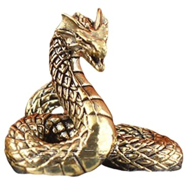 Estatua de serpientes | Figura decorativa de escritorio, escultura decorativa para oficina, mesita de noche, escaparate lateral, estantería, mesa de comedor, alféizar de ventana