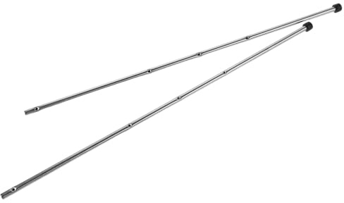DECHOUS 2 Stück Tischkicker Ersatzstangen 6mm Durchmesser 385cm Länge mit Schutzkappen Tischfußball Zubehör für Erwachsene Komfortable Griffe Einfache Montage