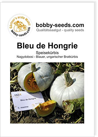 Bleu de Hongrie, Blauer Ungar Kürbissamen von Bobby-Seeds, Portion