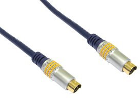 Aptii OFC 10m S-Video 4pin Svideo SVHS TV PC Cable Lead HQ OFC Male to Male