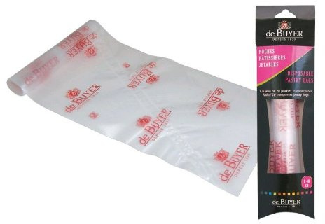 De buyer - 4348.01 - Lot de 100 poches à pâtisserie jetable