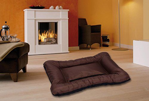 Best For Pets Hundebett Qualität Hundekissen Hundesofa Bello M-XXXL in vielen Farben (BRAUN-SCHWARZ, XXXL)